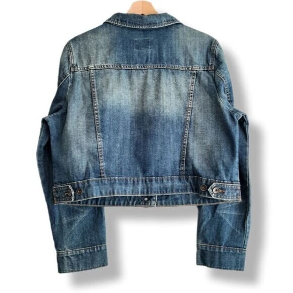 STYLUS 100% Cotton Classic Jean Jacket Medium Blue Sz XL P - Picture 5 of 9